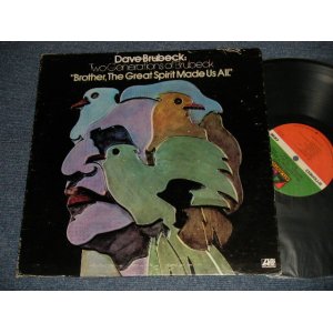 画像: DAVE BRUBECK - TWO GENERATION OF BRUBECK : BROTHER, THE GREAT SPIRIT MADE US ALL(Ex++/MINT-) /1976 Version US AMERICA 2nd Press "RED & GREEN with small 75 ROCKFELLER & 'w' Logo Label" Used LP 