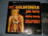 画像: 007 JAMES BOND, JOHN BARRY, SHIRLIE BASSEY - GOLDFINGER (Ex+/Ex++)  /1964 US AMERICA ORIGINAL 1st Press "BLACK with COLOR DOT on TOP, GOLD 'UNITED' WHITE 'ARTISTS' Label"  STEREO Used LP 