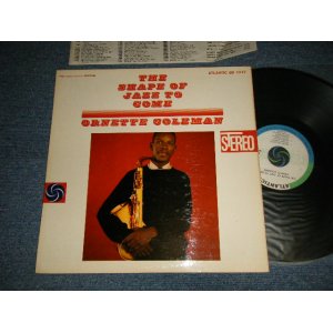 画像: ORNETTE COLEMAN -  THE SHAPE OF JAZZ TO COME (Ex+++, Ex++/Ex+ Looks:Ex++)  / 1959 US AMERICA ORIGINAL 1st Press "GREEN & BLUE RING Label BULLSAEYE" STEREO Used LP