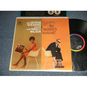 画像: The GEORGE SHEARING Quintet with NANCY WILSON - THE SWINGIN'S MUTUAL! Ex++/Ex+++)  / 1962 Version US AMERICA "2nd Press BLACK with RAINBOW CAPITOL Logo on TOP Label" "MONO" Used  LP