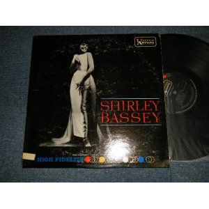 画像: SHIRLEY BASSEY -  SHIRLEY BASSEY (Ex-/Ex+ EDSP, TOC)  / 1962 US AMERICA ORIGINAL 1st Press "BLACK Label" MONO Used LP 