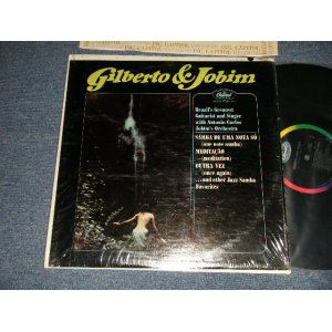 画像: JOAN GILBERTO Pops in Portuguese With ANTONIO CARLOS JOBIM'S Orchestra - GILBERTO & JOBIM (REISSUE of "JOAN GILBERTO  BRAZIL'S BRILLIANT") (MINT-/Ex+++ A-3,4:Ex) / 1964 US AMERICA REISSUE on "BLACK with RAINBOW Label" MONO Used LP 