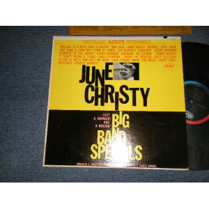 画像: JUNE CHRISTY -  BIG BAND SPECIAL (Ex+++/MINT-) / 1962 US ORIGINAL "BLACK With RAINBOW 'CAPITOL' Logo on TOP Label"  STEREO Used LP 