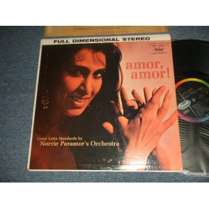 画像: NORRIE PARAMOR - AMOR, AMOR! (Ex+/MINT- EDSP) / 1961 US AMERICA ORIGINAL 'BLACK with RAINBOW Band CAPITOL Logo on LEFT Label' STEREO Used LP  