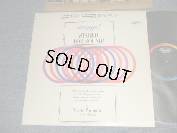 画像1: NORRIE PARAMOR - STRINGS! STAGED FOR SOUND! (Ex+++/Ex+++) / 1962 US AMERICA ORIGINAL 'BLACK with RAINBOW Band CAPITOL Logo on TOP Label' STEREO  Used LP  