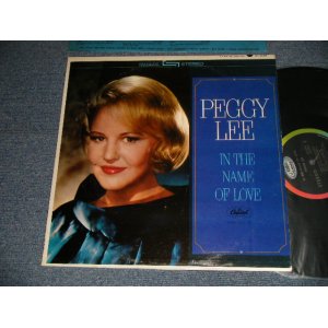 画像: PEGGY LEE - IN THE NAME OF LOVE (Ex++/Ex+++ Looks:MINT-) / 1964 US AMERICA ORIGINAL 1st Press "BLACK with RAINBOW Label" STEREO LP 