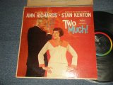 画像: ANN RICHARDS & STAN KENTON - TWO MUCH!  (Ex++/Ex++ B-5:Ex) / 1960 US AMERICA ORIGINAL 1st Press "BLACK with RAINBOW Logo on Left Label" MONO  Used LP