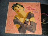 画像: JUDY GARLAND - JUDY IN LOVE (Ex++/MINT- EDSP) / 1958 US AMERICA ORIGINAL 1st Press "BLACK with RAINBOW Ring 'CAPITOL' Logo on LEFT Label" MONO Used LP