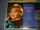 画像: PEGGY LEE - IN THE NAME OF LOVE (Ex++/Ex+ Looks:Ex+++) / 1964 US AMERICA ORIGINAL 1st Press "BLACK with RAINBOW 'CAPITOL' Logo on TOP Label" STEREO LP 