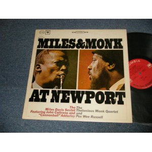 画像: MILES DAVIS & THELONIOUS MONK - MILES & MONK AT NEW PORT (Ex++/Ex+++ B-1:Ex)  / 1964 US AMERICA ORIGINAL 1st Press "360 Sound in BLACK Label" STEREO Used LP