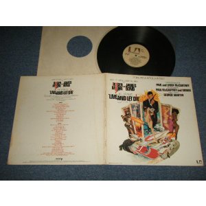 画像: 007 JAMES BOND, PAUL McCARTNEY GEROGE MARTIN  - LIVE AND LET DIE (Ex++/MINT- EDSP) /1973 US AMERICA ORIGINA Used LP