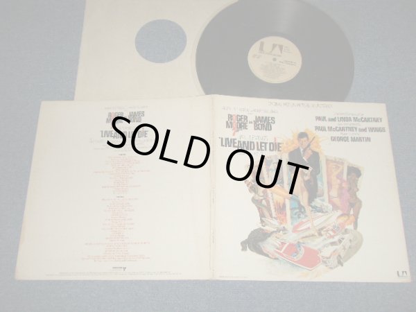 画像1: 007 JAMES BOND, PAUL McCARTNEY GEROGE MARTIN  - LIVE AND LET DIE (Ex++/MINT- EDSP) /1973 US AMERICA ORIGINA Used LP