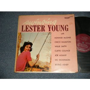 画像: LESTER YOUNG - SWINGING LESTER YOUNG (Ex+/Ex+ EDSP) / 1958 US AMERICA ORIGINAL MONO Used LP 