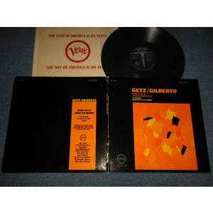 画像: STAN GETZ + JOAO GILBERTO  feat. ANTONIO CARLOS JOBIM - GETZ/GILBERTO (Ex++/Ex++) / 1964 US AMERICA ORIGINAL STEREO Used LP 