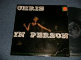 画像: CHRIS CONNOR - CHRIS IN PERSON (Ex/Ex++ B-3,5:VG++) / 1960 US AMERICA ORIGINAL 1st Press "BLACK with SILVER Print Label" MONO Used LP 