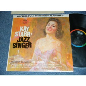 画像: KAY STARR - KAY STARR : JAZZ SINGER (Ex+++/MINT-) / 1962 Version US AMERICA RE-PRESS 2nd Press "BLACK with RAINBOW 'CAPITOL' Logo on TOP Label" Used LP