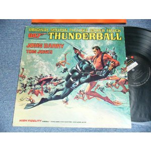 画像: 007 JAMES BOND JOHN BARRY TOM JONES - THUNDERBALL (Ex+/MINT- STOBC, STOL) / 1965 US AMERICA ORIGINAL MONO Used LP