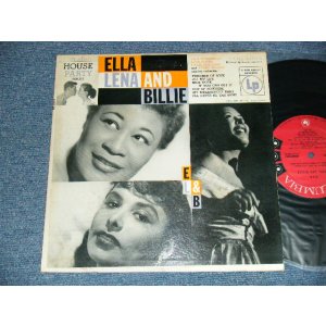 画像: ELLA FITZGERALD, LENA HORNE, BILLIE HOLIDAY with Teddy Wilson And His Orchestra - ELLA, LENA AND BILLIE (Ex-/Ex- Looks:Ex+++)  /  1958 US AMERICA ORIGINAL"6 EYES Label"  Used10" LP