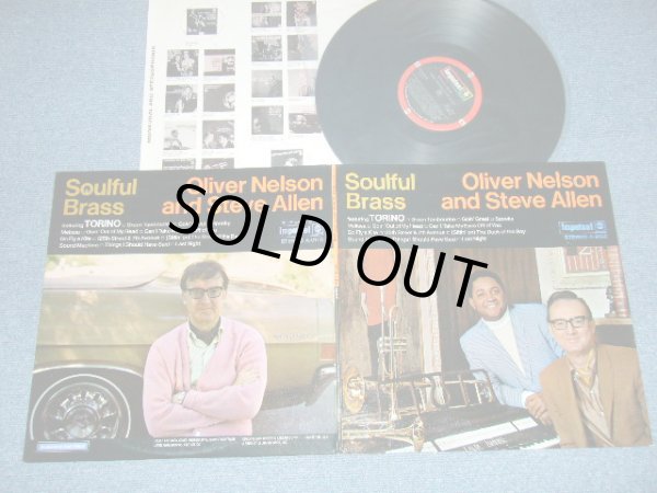 画像1: OLIVER NELSON & STEVE ALLEN - SOULFUL BRASS (Ex++/MINT- BB) / 1968 US AMERICA ORIGINAL STEREO Used LP