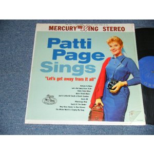 画像: PATTI PAGE - SINGS LET'S GET AWAY FROM IT ALL (Ex+++/Ex++) /1960's  US AMERICA ORIGINAL STEREO Used LP