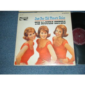 画像: THE McGUIRE SISTERS -  JUST OLD TIME'S SAKE (Ex/Ex++ EDSP) / 1961 US AMERICA ORIGINAL 1st Press "MAROON Label" STEREO Used LP