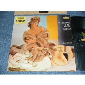 画像: JULIE LONDON - WHATEVER JULIE WANTS (Ex++/Ex++ EDSP) /1961 US AMERICA ORIGINAL 1st Press "BLACK with GOLD LIBERTY at LEFT  Label"MONO Used LP  