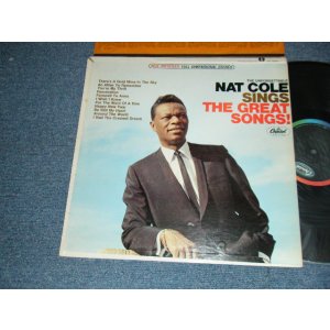 画像: NAT KING COLE - The Unforgettable Nat Cole Sings The Great Songs! (Ex++/Ex+++ B-2:Ex++ Press Miss, ) / 1966 US AMERICA ORIGINAL 1st Press "BLACK with RAINBOW Band 'CAPITOL' Logo on TOP  Label"  STEREO Used LP