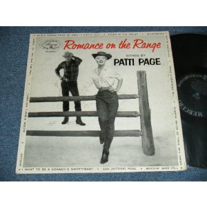 画像: PATTI PAGE -  ROMANCE ON THE RANGE (Ex++/Ex++ A-5,6:VG+++) /1955 Versaion US AMERICA ORIGINBAL 1st Press "BLACK with SILVER Print LOGO stands on UPPER Label" MONO Used LP
