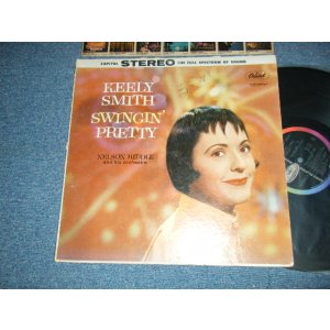 画像: KEELY SMITH - SWINGIN' PRETTY (Ex/MINT-  EDSP) / 1959 US AMERICA ORIGINAL "BLACK With RAINBOW LOGO on LEFT Label" STEREO Used LP 