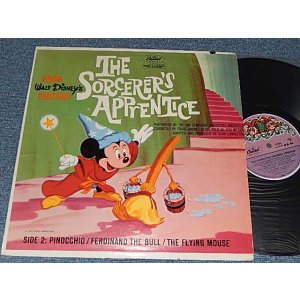 画像: V.A. Various - Walt Disney's The Sorcerer's Apprentice "from FANTASIA"  (Ex+/Ex+ EDSP) / 1961 US AMERICA ORIGINAL MONO Used LP 