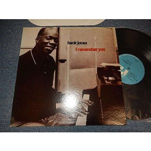 画像: HANK JONES - I REMEMBER YOU (Ex++/MINT- EDSP) / 1978 US AMERICA ORIGINAL Used LP 