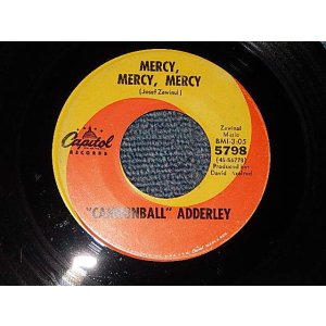 画像: CANNONBALL ADDERLEY - A) MERCY , MERCY, MERCY!   B) GAMES (Ex/Ex) /1966 US AMERICA ORIGINAL Used 7" Single
