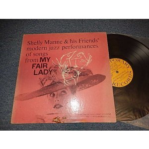 画像: SHELLY MANNE & HIS FRIENDS - modern jazz performances of songs from MY FAIR LADY (Ex++/Ex+++) / 1956  US AMERICA ORIGINAL "YELLOW with BLACK PRINT Label" MONO Used LP 