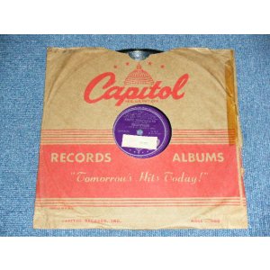 画像: The INTERNATIONAL JAZZMEN with Vocal KAY STARR (Benny Carter,Coleman Hawkins,Bill Coleman,Buster Bailey,Nat King Cole,Oscar Moore,John Kirby,Max Roach) - IF I COULD BE WITH YOU  / US ORIGINAL Used 78rpm SP 