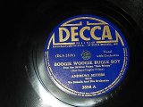 画像: ANDREWS SISTERS With Vic Schoen And His Orchestra - A) Boogie Woogie Bugle Boy   B)Bounce Me Brother With A Solid Four (Ex+/Ex+) / 1941 US AMERICA ORIGINAL Used  78rpm SP