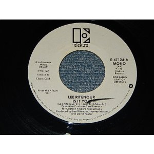 画像: LEE RITENOUR - IS IT YOU  A)MONO   B) STEREO (MINT-/MINT- WOL) / 1981 US AMERICA ORIGINAL "PROMO ONLY SAME FLIP) Used 7" Single