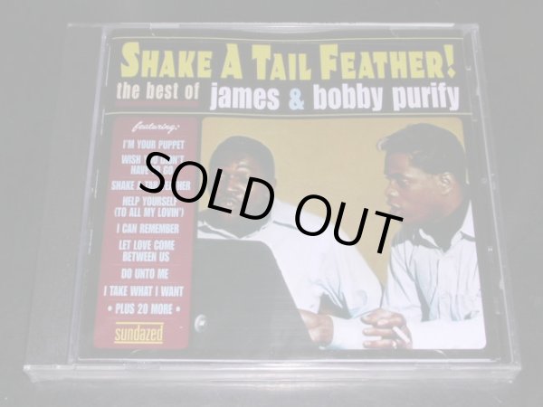 画像1: JAMES & BOBBY PURIFY - SHAKEW A TAIL FEATHER ! THE BEST OF / 2002 US SEALED CD  