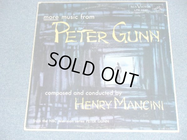 画像1: OST/ HENRY MANCINI - PETER GUNN ( BLUE COVER )   / 1959 US ORIGINAL Stereo  LP 