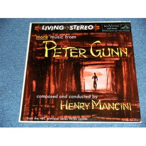 画像: OST/ HENRY MANCINI - PETER GUNN ( RED COVER )   / 1959 US ORIGINAL Stereo  LP 