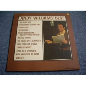 画像: ANDY WILLIAMS - BEST / US ORIGINAL MONO LP  