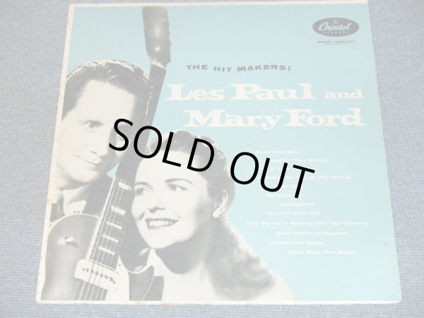 画像1: LES PAUL & MARY FORD  - THE HIT MAKERS! / 1955 US ORIGINAL Turquoise Color Lbael  Mono LP 