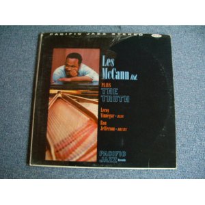 画像: LES McCANN - PLAY THE TRUTH ( 1st ALBUM ) / 1960 US ORIGINAL STEREO LP 