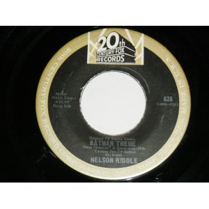 画像: NELSON RIDDLE : TV Sound Track - BATMAN THEME  / 1960's  US ORIGINAL 7" Single 