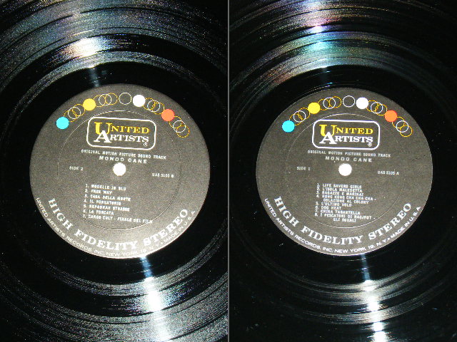 画像: OST/ MUSIC BY RIZ ORTOLANI AND NINO OLIVIERO - MONDO CANE / 1963 US ORIGINAL Sereo LP 