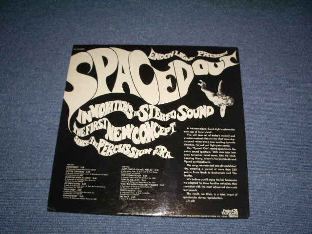 画像: ENOCH LIGHT - SPACEDOUT ( Ex+++/Ex++,MINT- ) / 1969 US ORIGINAL LP  