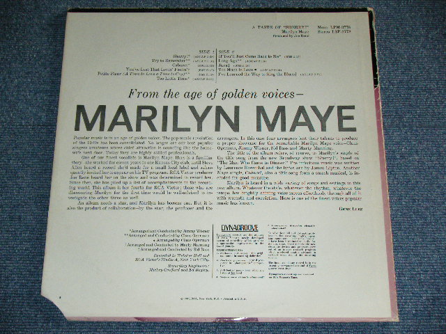 画像: MARILYN MAYE - A TASTE OF "SHERRY"(Ex/Ex++ Looks:Ex+++)  / 1967 US ORIGINAL STEREO LP 