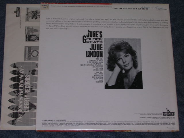 画像: JULIE LONDON - JULIE'S GOLDEN GREATS ( COLOR JACKET ) / 1963 US ORIGINAL STEREO LP