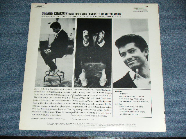 画像: GEORGE CHAKIRIS - GEORGE CHAKIRIS WEST SIDE STORY'S DYNAMIC ( Ex++/Ex+++ ) / 1962  US AMERICA ORIGINAL MONO LP With POSTER 