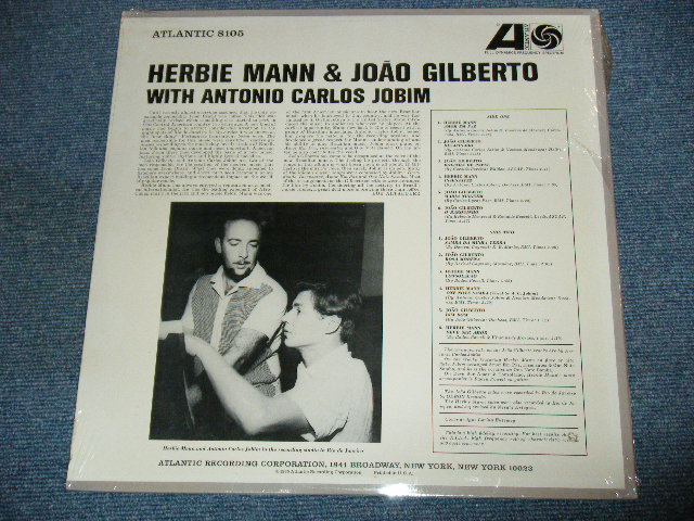 画像: HERBIE MANN & JOAO GILBERTO  With ANTONIO CARLOS JOBIM -  HERBIE MANN & JOAO GILBERTO  With ANTONIO CARLOS JOBIM : RECORDED IN RIO DE JANEIRO / 1965 US ORIGINAL Brand New Sealed  MONO LP 