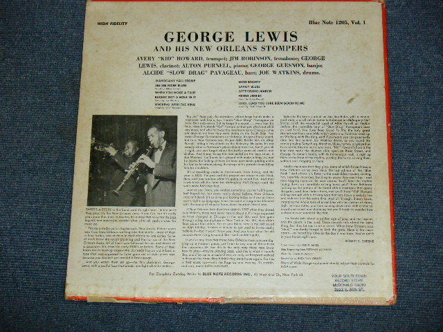 画像: GEORGE LEWIS - AND HIS NEW ORLEANS STOMPERS / 1955 US ORIGINAL MONO LP  